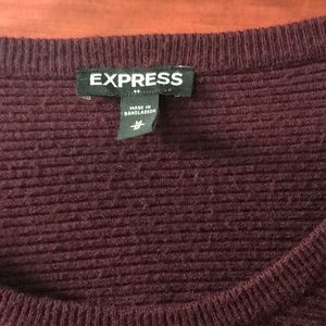 Burgundy sweater